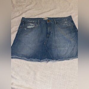 Wrangler Blue Denim Mini Skirt